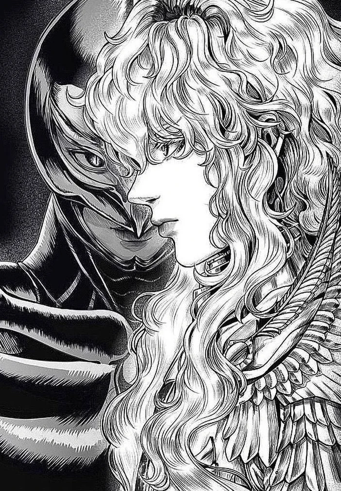 griffith im vordergrund, im hintergrund femto